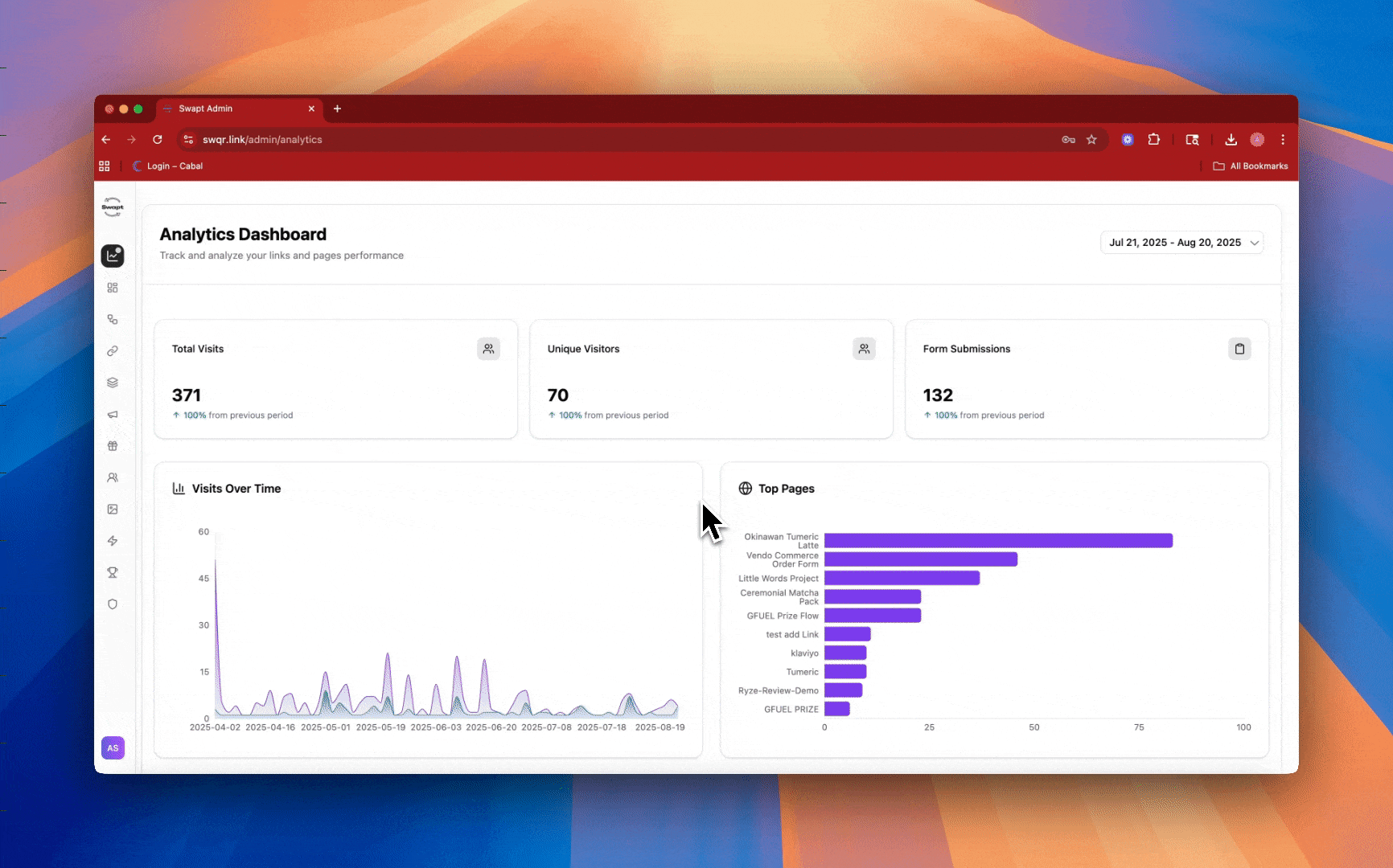 QR code creation process