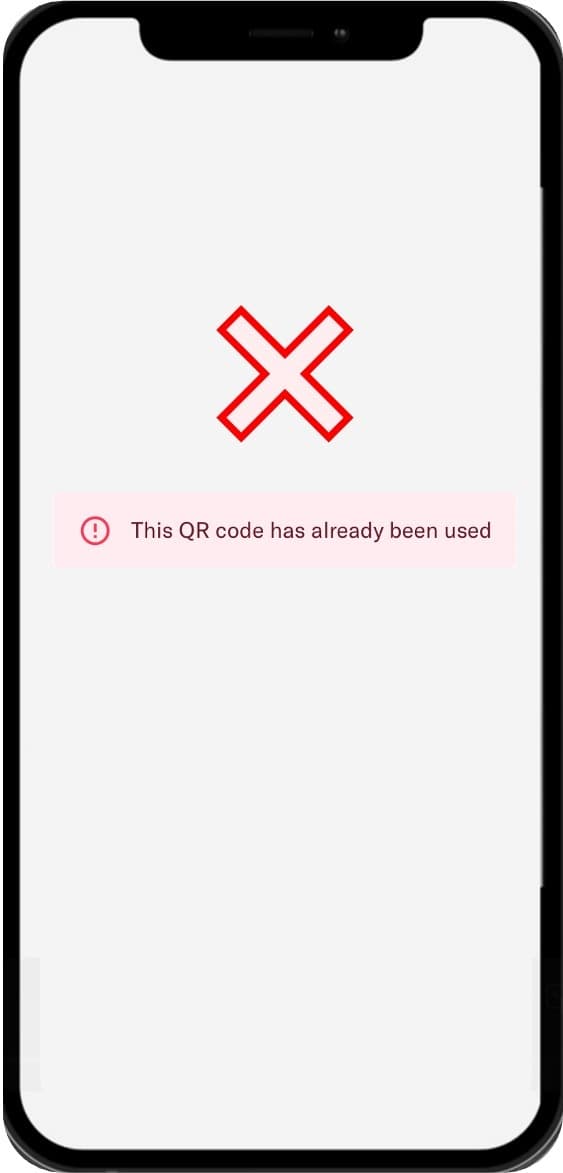 One-Time Use QR Codes