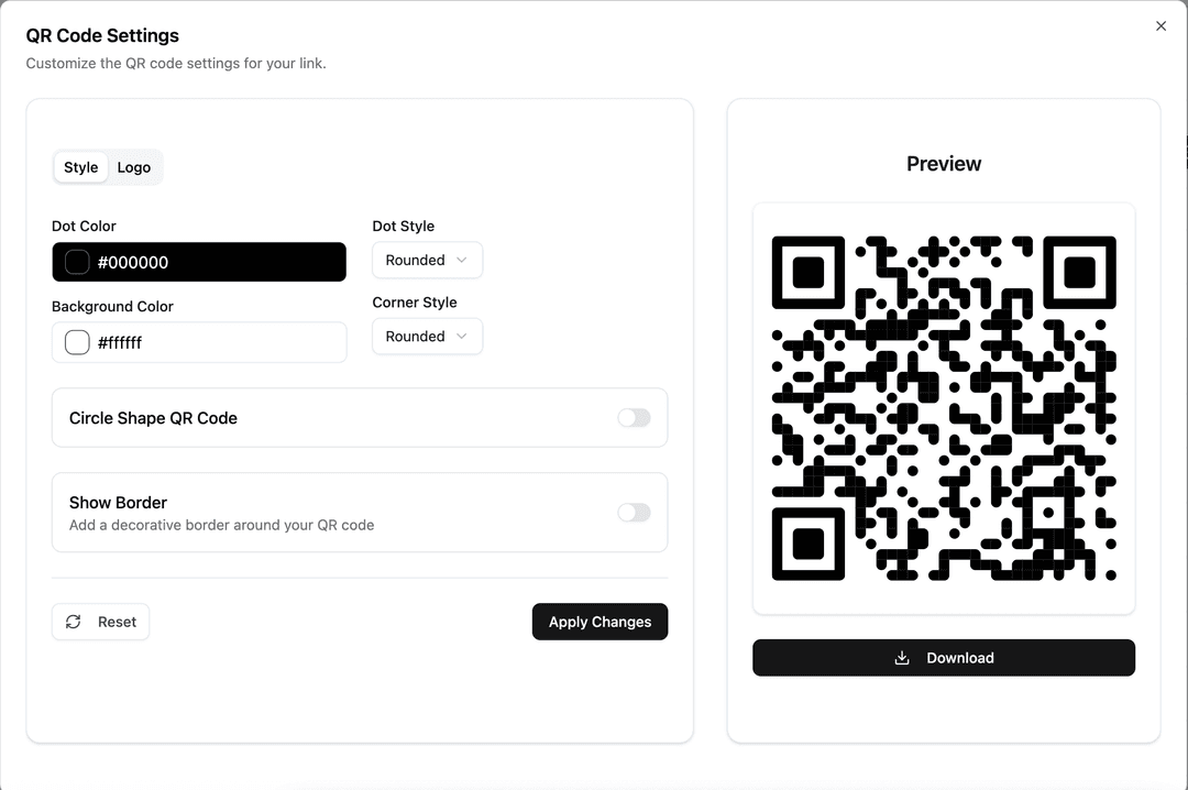 QR code design customization options