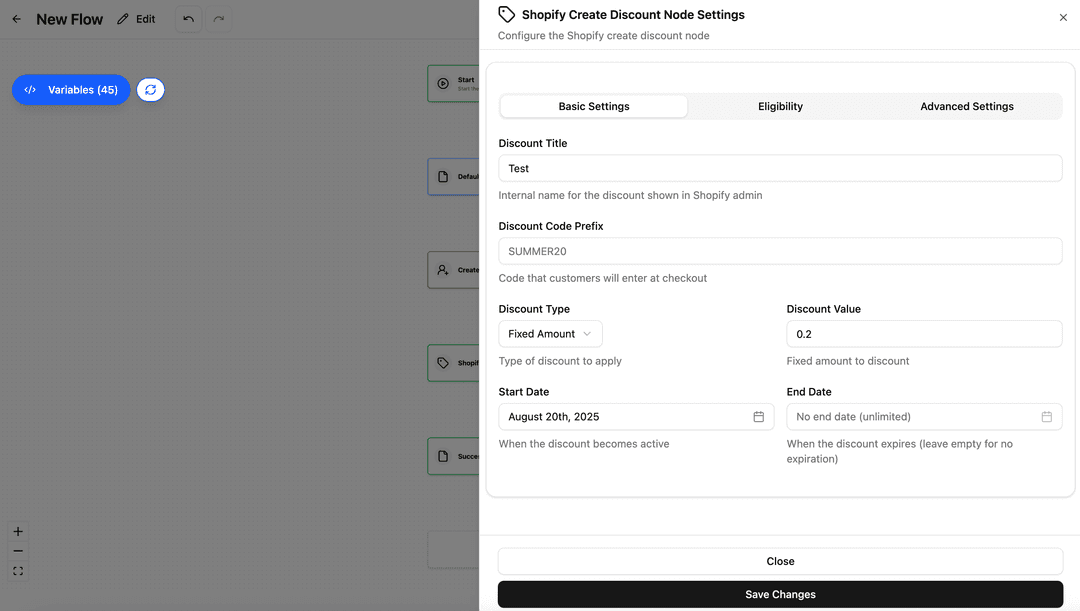 Shopify discount analytics dashboard